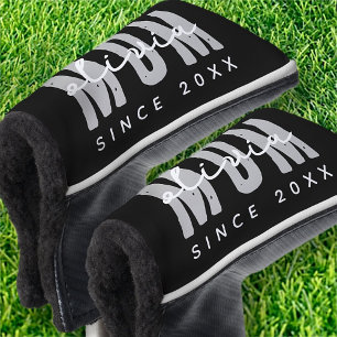 Moeder sinds 20XX Modern Eenvoudig Preppy Golfheadcover