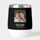 Moeder Stelde Moderne Foto Op  (Achterkant)