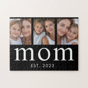 Moeder Stelde Moderne Minimaal 3 Foto Legpuzzel