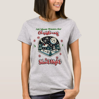 Moeder Stille Nacht Kerst T-Shirt