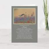 Moeder sympathie Spirituele deelneming Kaart (Voorkant)