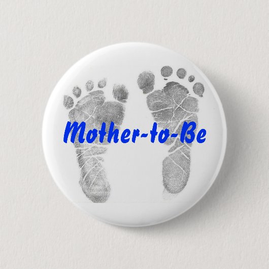 Moeder-te-zijn Ronde Button 5,7 Cm (Voorkant)