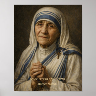 Moeder Teresa Kunstprint Poster
