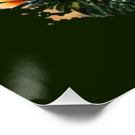 Moeder Tijger met haar Cub Glossy Poster Perfect Poster (Hoek)