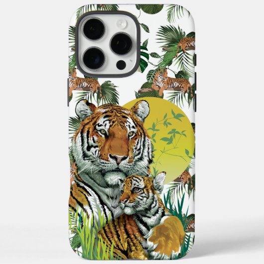 Moeder tijger met welp Case-Mate iPhone case (Achterkant)