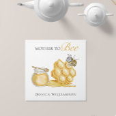 Moeder tot bijen genderneutraal minimaal baby show servet