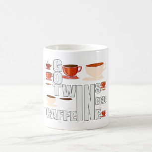 Moeder tweeling koffie koffiemok