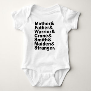Moeder & Vader & Krijger & Kraai & Smid & Maagd Romper