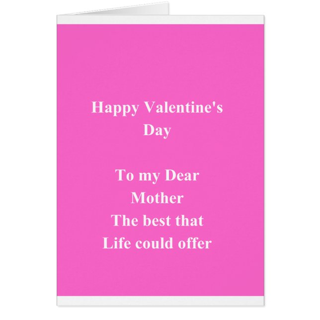 Moeder Valentijnsdag (Voorkant)