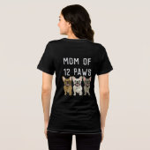 Moeder van 12 poten Tri-Blend shirt (Achterkant volledig)