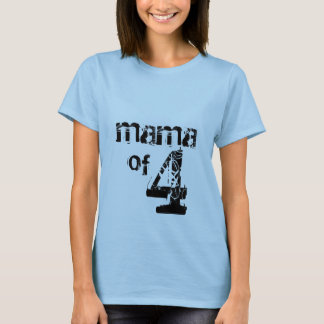 Moeder van 4 t-shirt