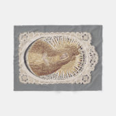 Moeder van Barmhartigheid Madonna in Gebed... Fleece Deken (Voorkant (Horizontaal))