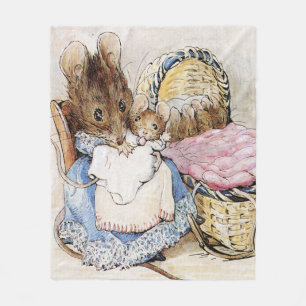 moeder van Beatrix Potter en baby's Fleece Deken
