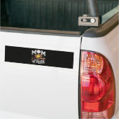Moeder van beide Game Day Honkbal Softbal  Bumpersticker (Op Truck)
