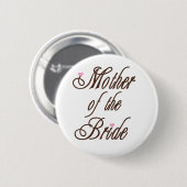 Moeder van Bride Classy Browns Ronde Button 5,7 Cm (Voorkant /achterkant)