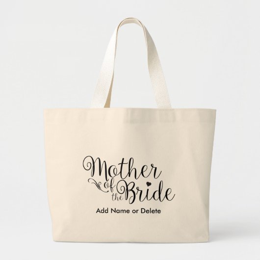 Moeder van Bride Large Tas Canvas Canvas tas (Voorkant)