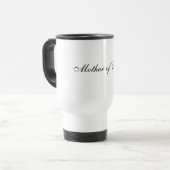 Moeder van Bride Travel Mug Reisbeker (Voorkant links)
