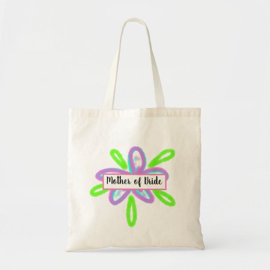 moeder van bruidkleurige bruiloft tote bag (Voorkant)