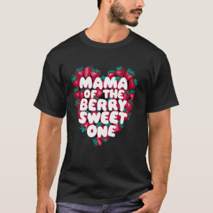 Moeder Van De Bes Zoete Eén Verjaardag Moeder Aard T-shirt