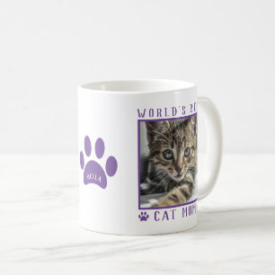 Moeder van de Beste Kat Ter Wereld Paarse Pootjes Koffiemok