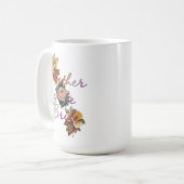 Moeder van de bloemen koffiemok (Voorkant links)