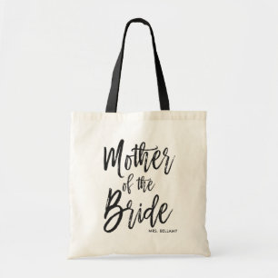 Moeder van de Bride   Aangepaste bruiloft in Scrip Tote Bag