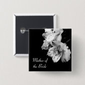 Moeder van de Bride Alstroemeria Lily Button (Voorkant /achterkant)