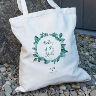 Moeder van de Bride, Blauwgroen Grieks huwelijk Tote Bag