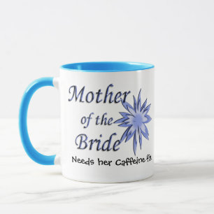 Moeder van de Bride Blue Mok