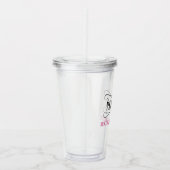 MOEDER VAN DE BRIDE BRIDAL PARTIJ ACRYLIC TUMBLER ACRYL DRINKBEKER (Rechts)