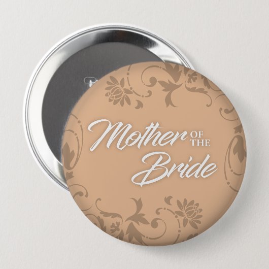 Moeder van de Bride Button voor Tas (Voorkant /achterkant)