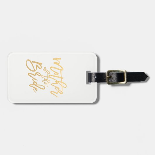 Moeder van de bride/Calligrafierreis Bagagelabel (Voorkant horizontaal)