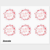 Moeder van de Bride Cherry Blossom Wedding Sticker (Vel)
