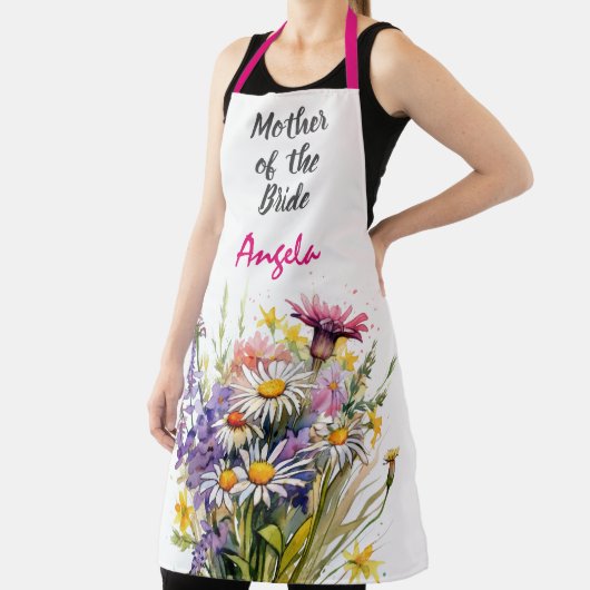 Moeder van de Bride Editable-tekst Schort (Insitu)