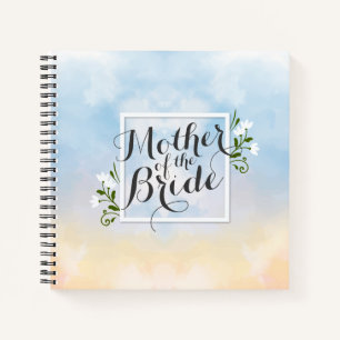 Moeder van de Bride Elegant Lijst Wedding Notebook Notitieboek
