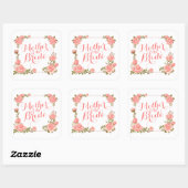 Moeder van de Bride Elegant Wreath Sticker Seal (Vel)