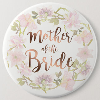 Moeder van de Bride Floral-Button Ronde Button 6,0 Cm