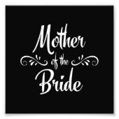 Moeder van de Bride Foto Afdruk (Voorkant)