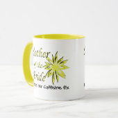 Moeder van de Bride Funny Caffeine Fix Mok (Voorkant links)