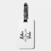 Moeder van de Bride - Funny Rehearsal Dinner Bagagelabel (Achterkant verticaal)