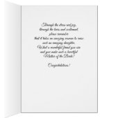 Moeder van de Bride Gefeliciteerd Blush Pink (Binnen (Rechts))