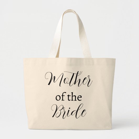 Moeder van de Bride Grote Tote Bag (Voorkant)
