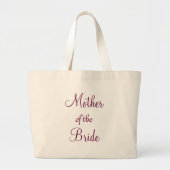 Moeder van de Bride Grote Tote Bag (Voorkant)