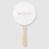 Moeder van de Bride Handwaaier (Achterkant)