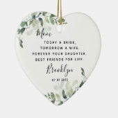 Moeder van de Bride Keepomwille Keramisch Ornament (Rechts)