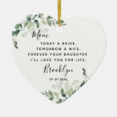 Moeder van de Bride Keepomwille Keramisch Ornament (Voorkant)