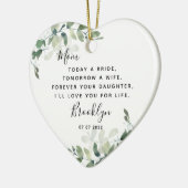 Moeder van de Bride Keepomwille Keramisch Ornament (Links)