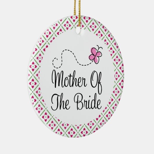 Moeder van de Bride Keepomwille Ornament Gift (Rechts)