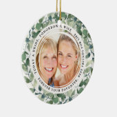 Moeder van de Bride Keepomwille Poem Foto Keramisch Ornament (Rechts)