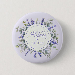 Moeder van de Bride Lavender Eucalyptus Ronde Button 5,7 Cm